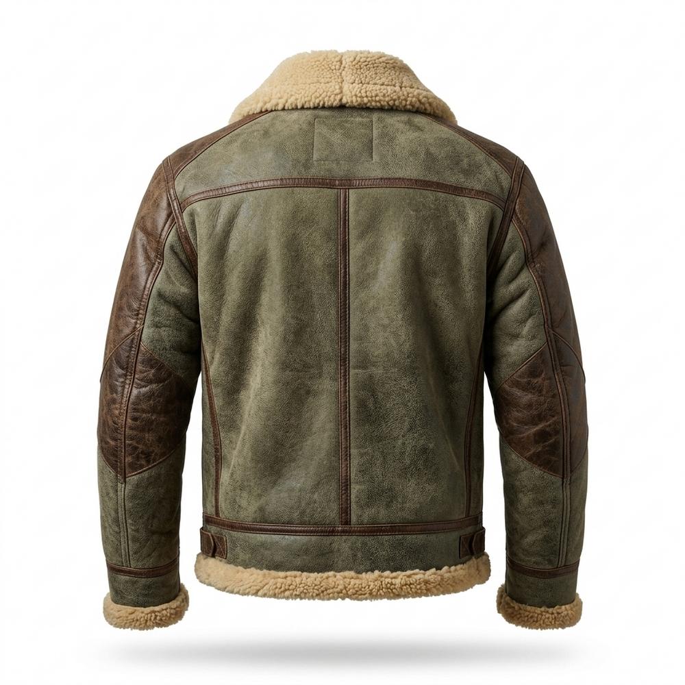 Nobleman Code - Kelin | Gefüttert Robust Lederjacke Herren