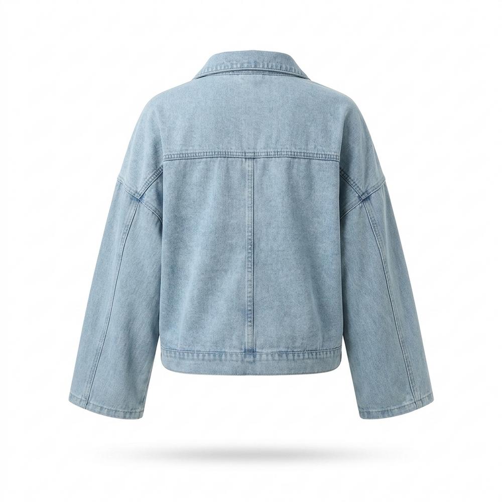 Nobleman Code - Vopul | Kurzgeschnittene Kragenlose Jacke Damen