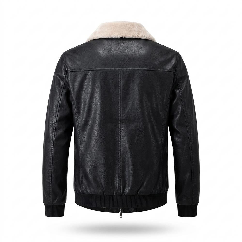 Gentleman Code - Kobes | Warme Gefütterte Lederjacke Herren