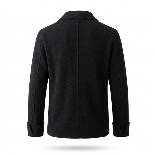 Nobleman Code - Yugud | Strukturierte Geknöpfte Strickjacke Herren