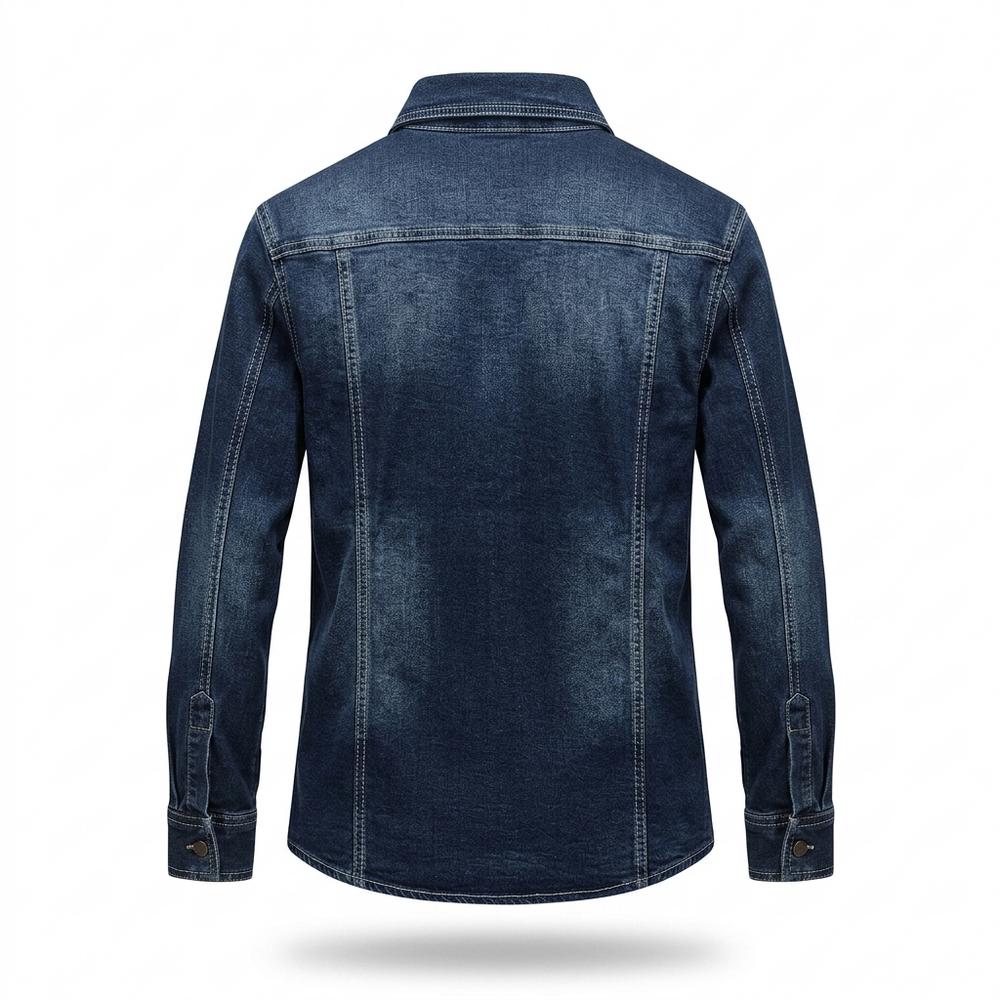 Nobleman Code - Vegik | Langärmliges Denim Hemd Herren