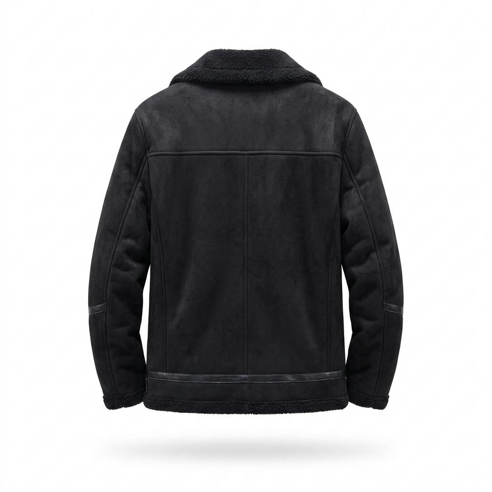 Gentleman Code - Misis | Gefüttert Veloursartig Wildleder-Jacke Herren