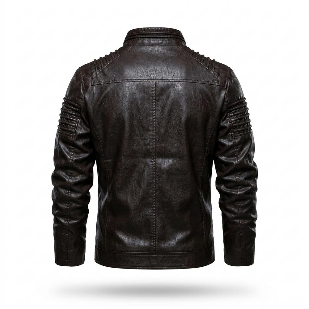 Gentleman Code - Zamel | Gesteppt Gefüttert Lederjacke Herren