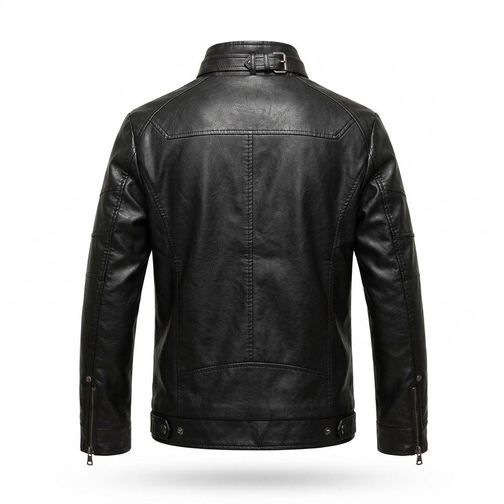 Gentleman Code - Debus | Gefütterte Taillierte Lederjacke Herren