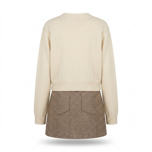 Nobleman Code - Tovet | Feingestrickter Geknöpfter Cardigan Damen