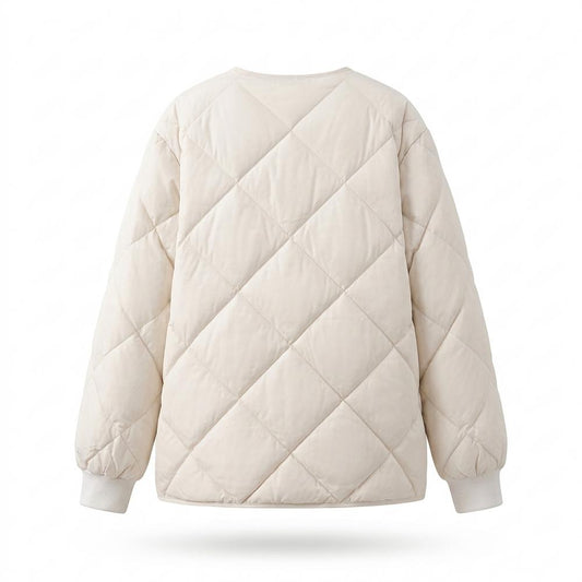 Nobleman Code - Zinam | Gesteppt Kragenlos Jacke Damen