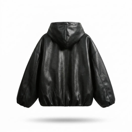 Gentleman Code - Duror | Gefüttert Oversize Lederjacke Unisex
