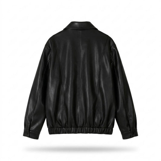 Nobleman Code - Damud | Locker Blousonartige Lederjacke Unisex