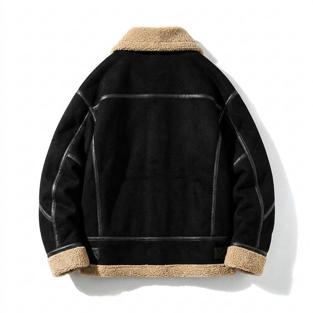 Nobleman Code - Zemit | Warm Gefüttert Wildleder-Jacke Herren