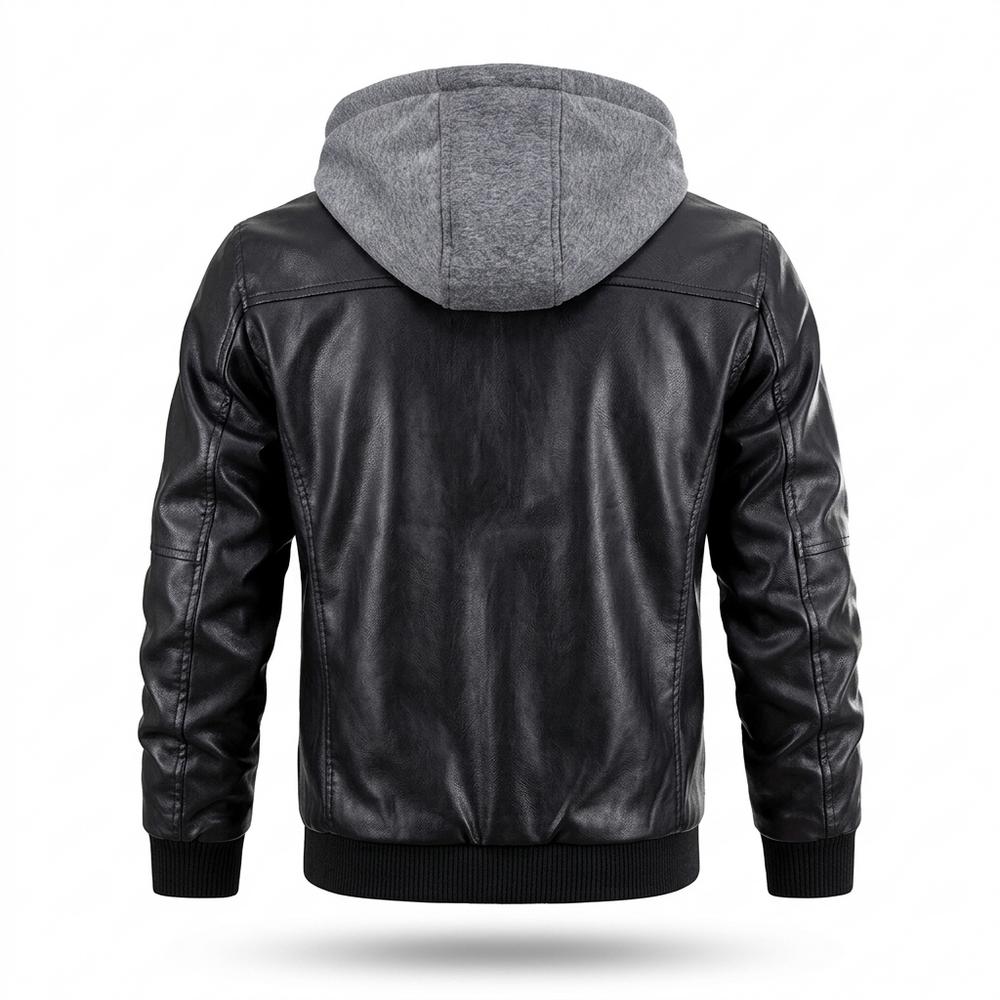 Nobleman Code - Tovar | Gefütterte Gesteppte Lederjacke Herren
