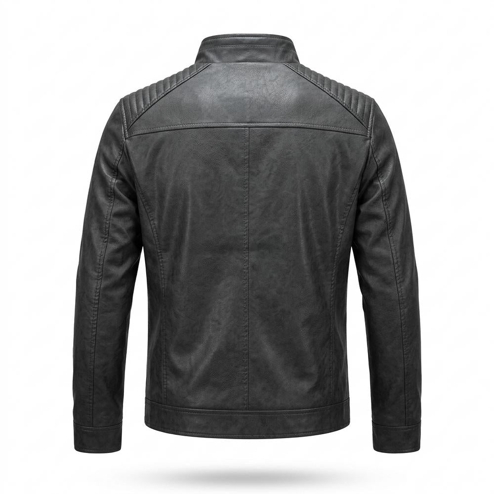 Gentleman Code - Aanum | Gefüttert Gesteppt Lederjacke Herren