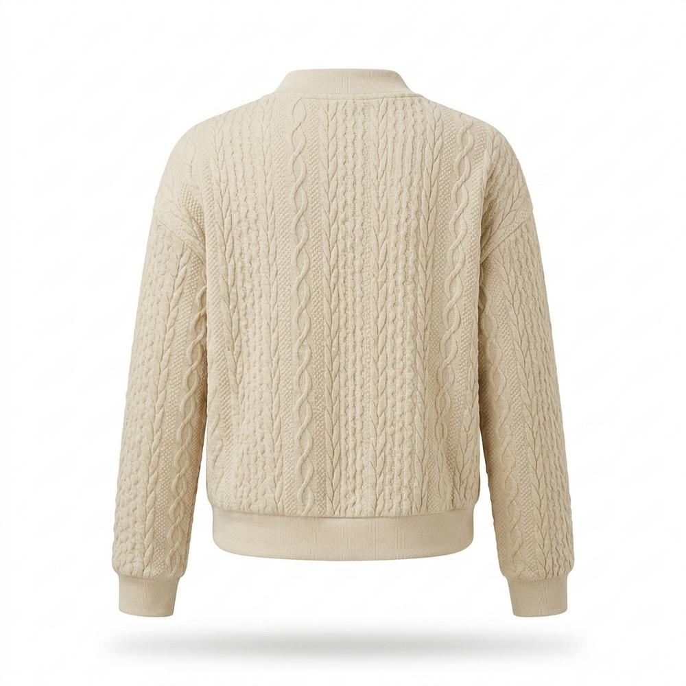 Gentleman Code - Mikot | Strukturiert Gestrickt Jacke Damen