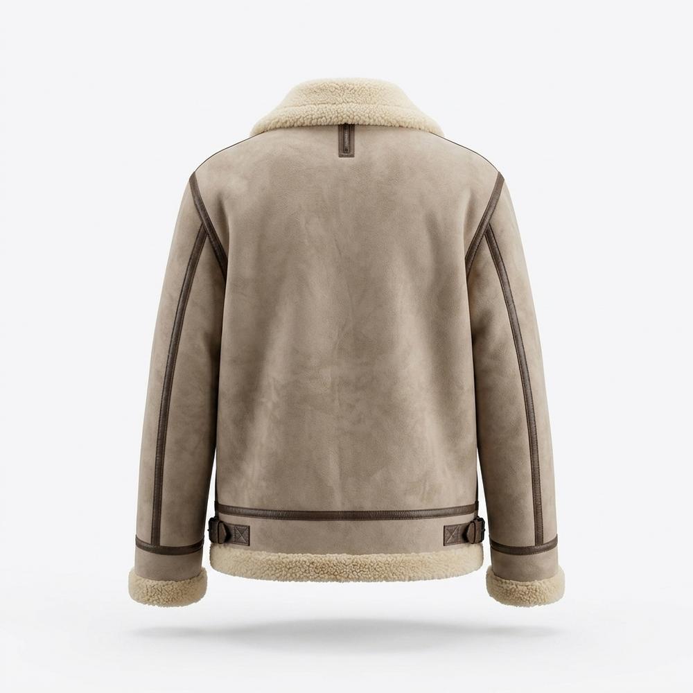 Gentleman Code - Nabok | Gefütterte Zweifarbige Wildleder-Jacke Unisex