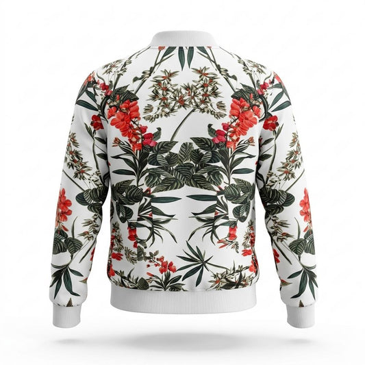 Nobleman Code - Yures | Geblümt Reißverschluss Jacke Damen