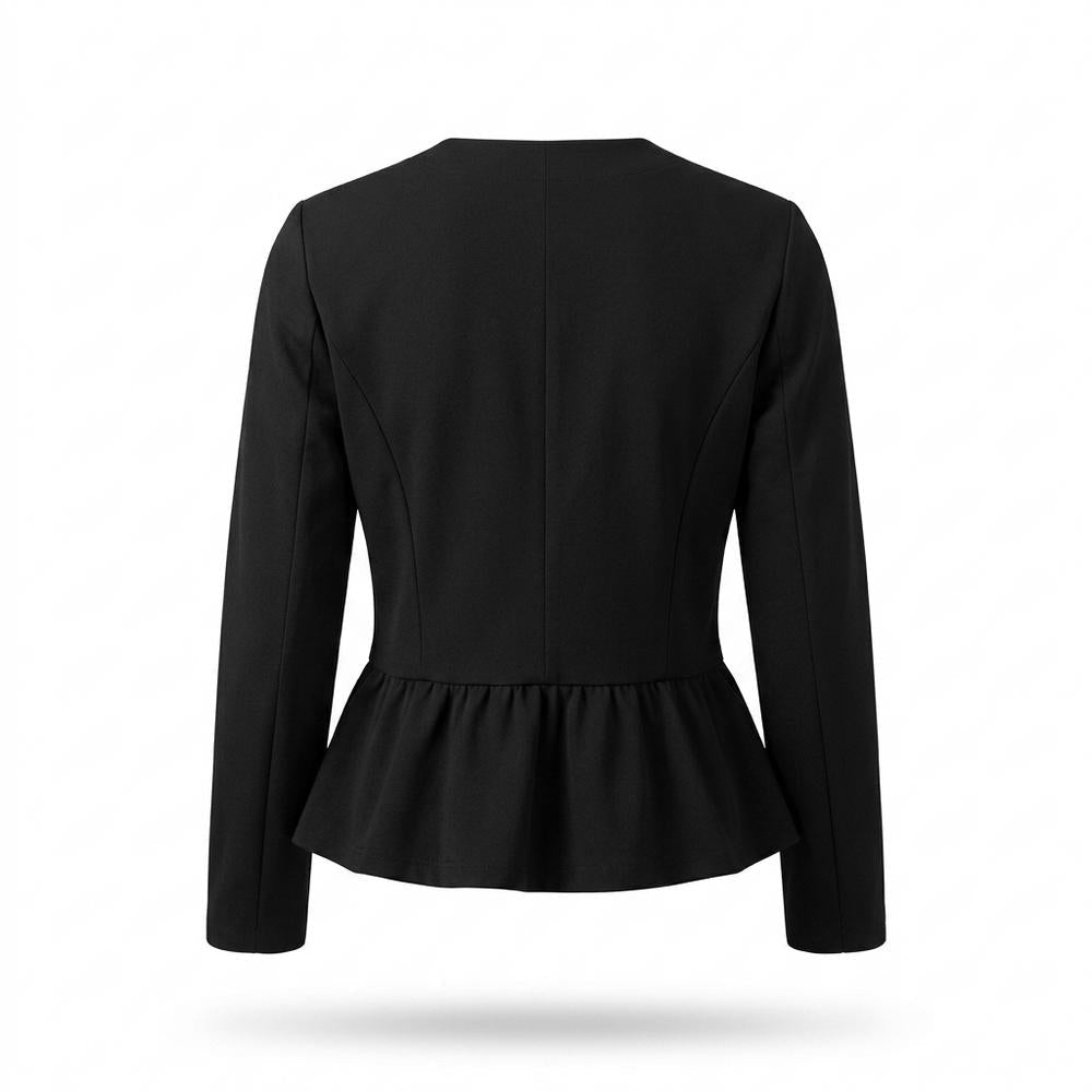 Nobleman Code - Migik | Kragenlose Taillierte Jacke Damen