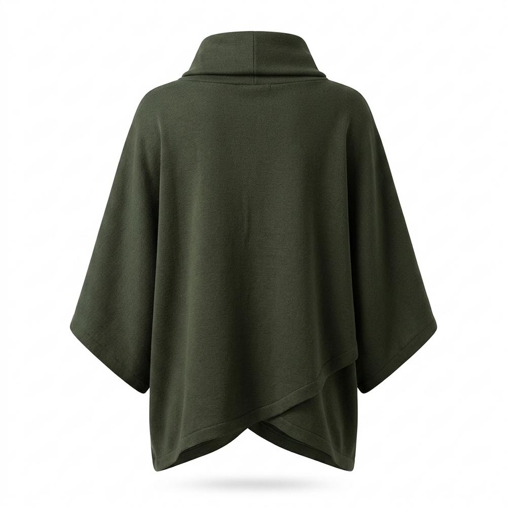 Nobleman Code - Vavol | Hochgeschlossener Asymmetrischer Pullover Damen