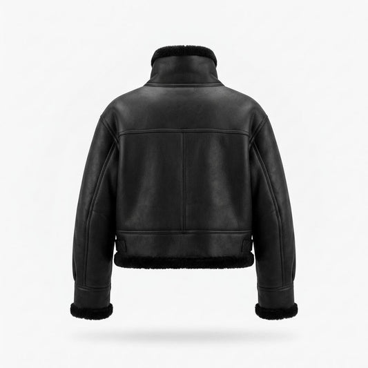 Nobleman Code - Yupus | Gefütterte Gekürzte Lederjacke Unisex