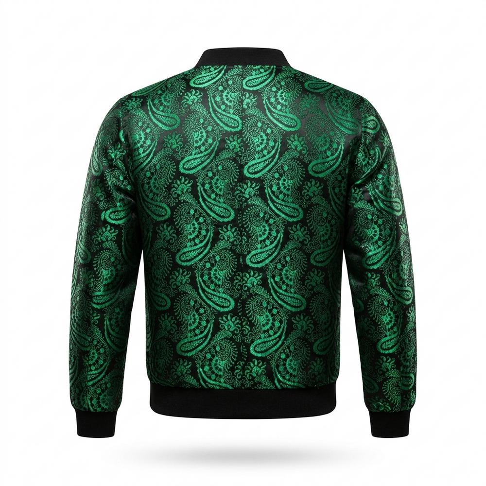 Gentleman Code - Elmin | Gemustert Reißverschluss Jacke Herren