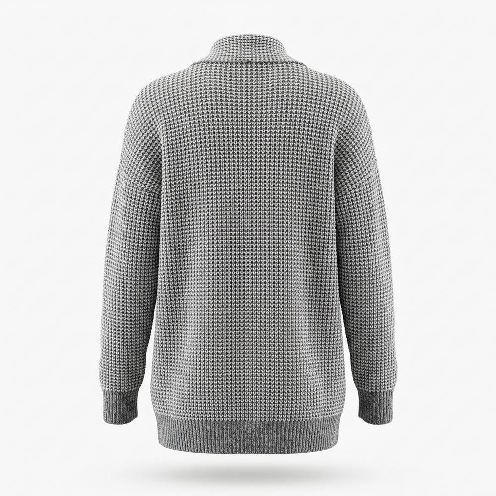 Gentleman Code - Aukos | Strukturierter Offener Cardigan Damen