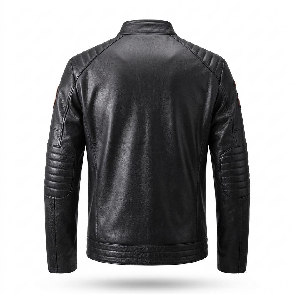 Gentleman Code - Notok | Gesteppte Genarbte Lederjacke Herren