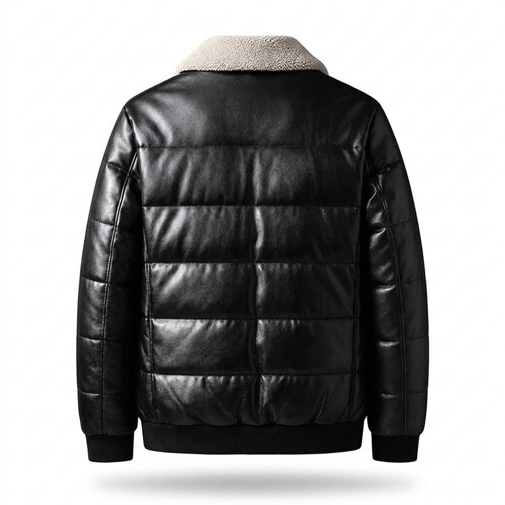 Gentleman Code - Runul | Gesteppt Gefüttert Lederjacke Herren