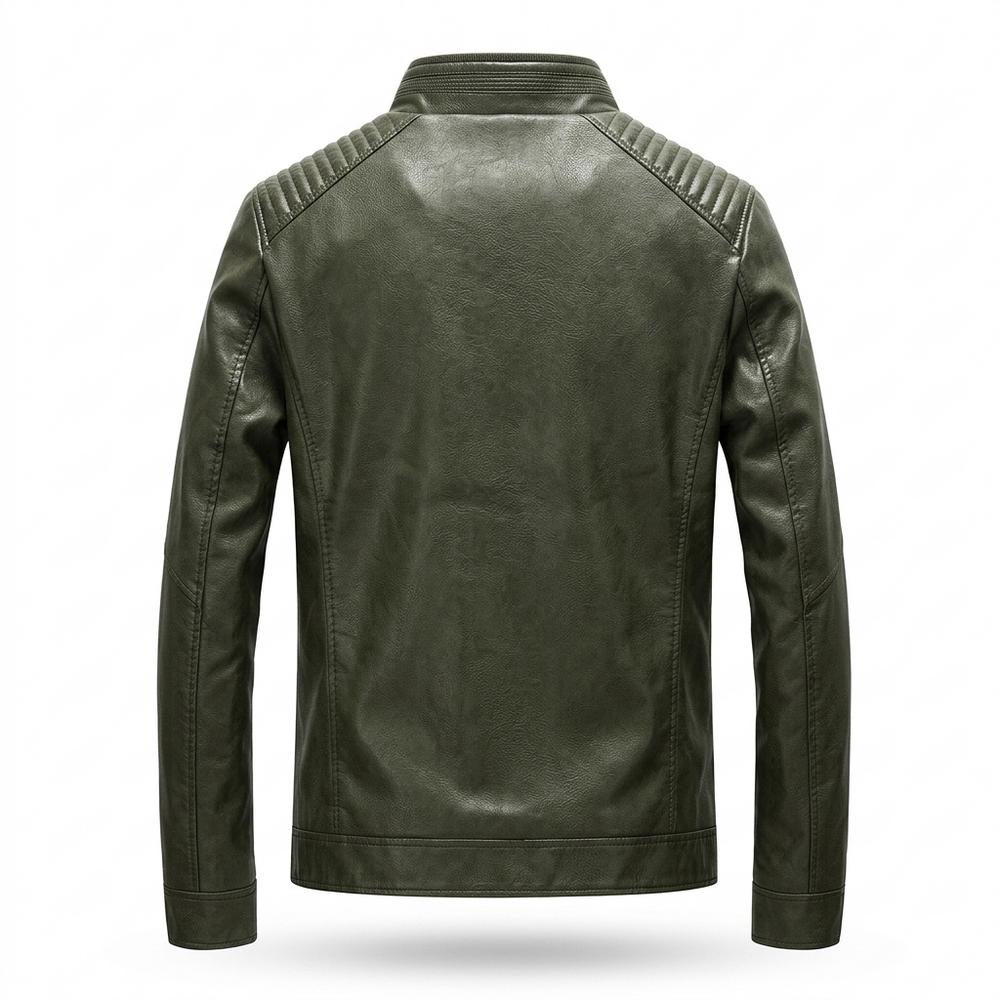 Gentleman Code - Simen | Gefüttert Gesteppt Lederjacke Herren