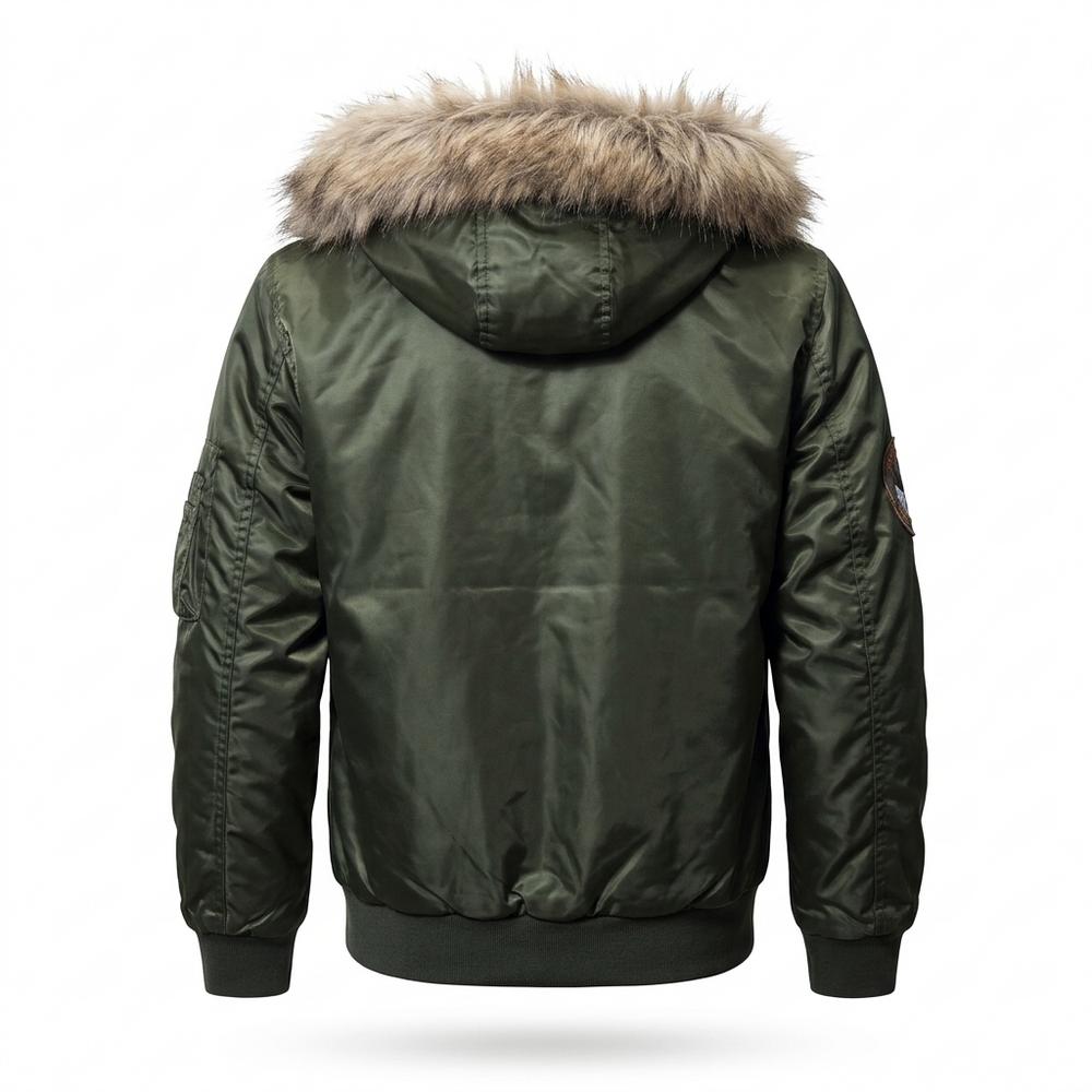 Gentleman Code - Cehan | Gefüttert Pelzbesetzt Jacke Herren
