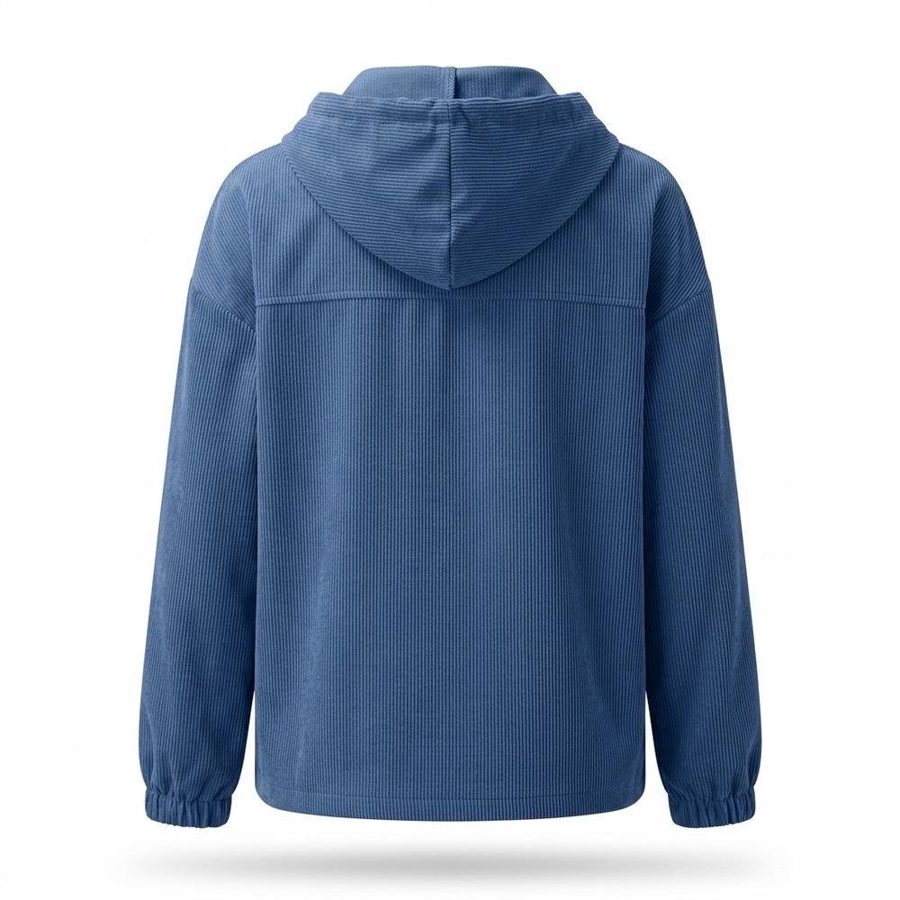 Nobleman Code - Diful | Gerippt Reißverschluss Jacke Damen