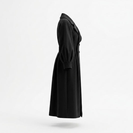 Nobleman Code - Yelid | Tailliert Voluminös Mantel Damen
