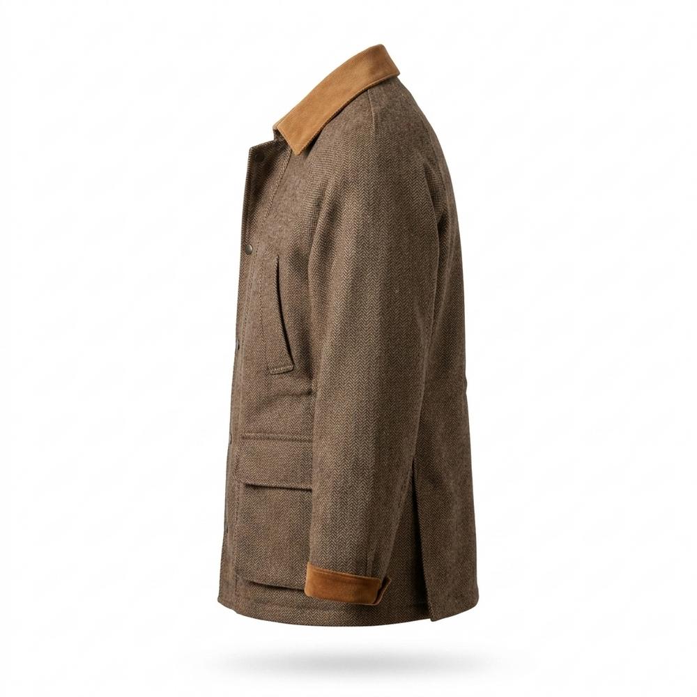 Gentleman Code - Yinem | Strukturiert Gefüttert Jacke Herren
