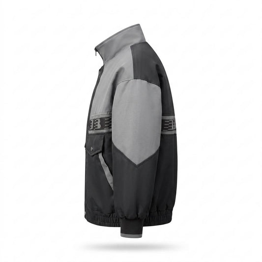 Nobleman Code - Yegik | Zweifarbige Hochgeschlossene Jacke Unisex