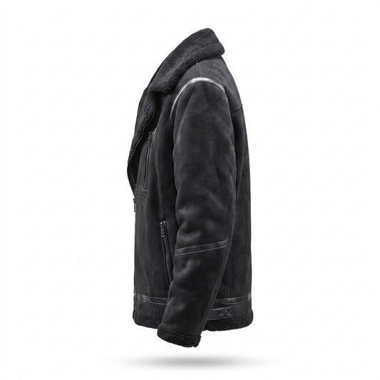 Nobleman Code - Misis | Gefüttert Veloursartig Wildleder-Jacke Herren