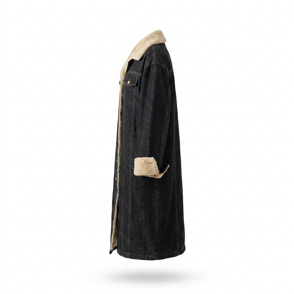 Nobleman Code - Lador | Gefütterter Langer Mantel Damen