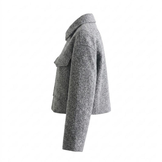 Nobleman Code - Nizis | Strukturiert Kurzgeschnitten Jacke Damen