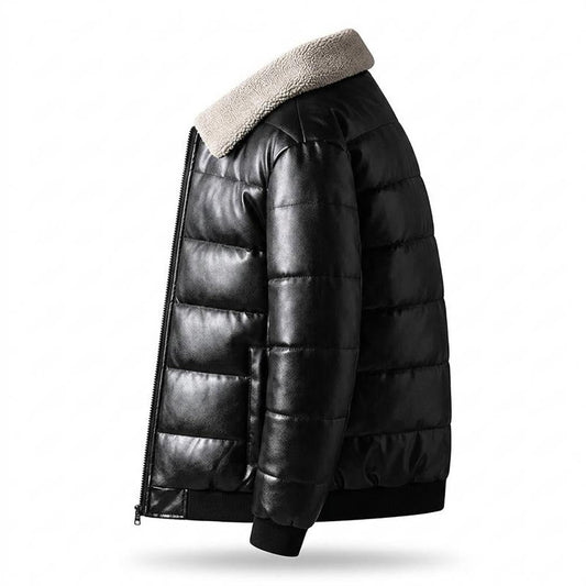 Nobleman Code - Runul | Gesteppt Gefüttert Lederjacke Herren