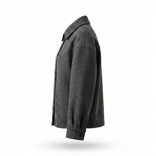 Nobleman Code - Lufom | Geknöpft Wollartig Mantel Damen