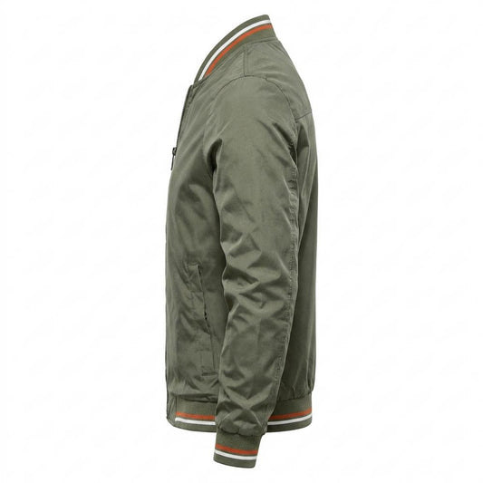 Gentleman Code - Aohed | Gestreifte Gefütterte Jacke Herren