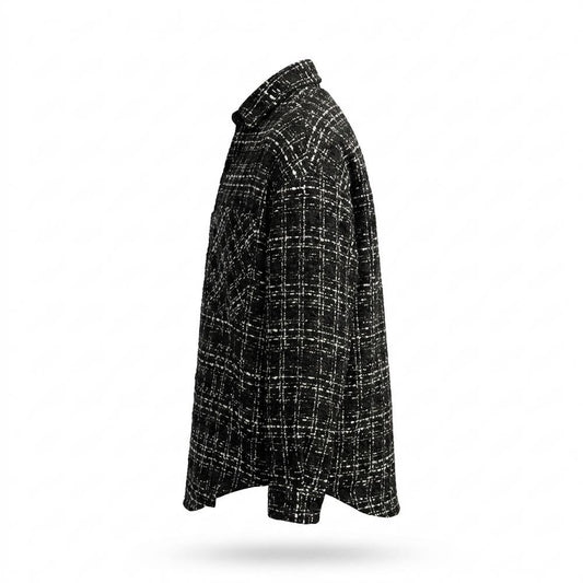 Nobleman Code - Kezan | Strukturiertes Kariertes Hemd Unisex