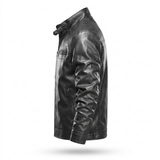 Nobleman Code - Mevad | Gesteppt Gefüttert Lederjacke Herren