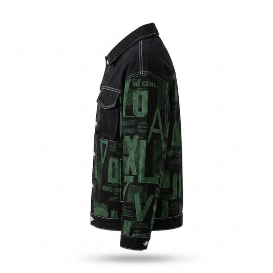 Nobleman Code - Vosor | Bedruckt Kontrastgesteppt Jacke Unisex