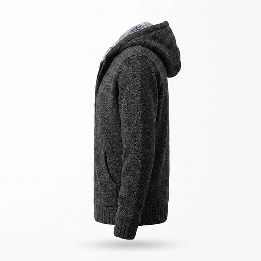 Nobleman Code - Rubuk | Gefüttert Gestrickt Strickjacke Herren