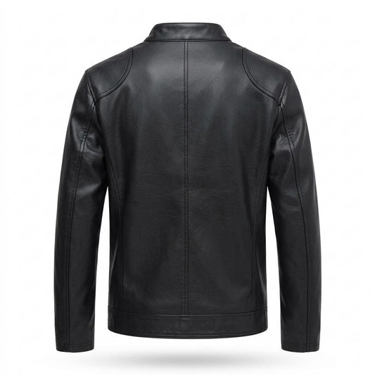 Nobleman Code - Tiral | Gefütterte Taillierte Lederjacke Herren