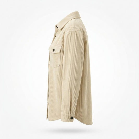 Nobleman Code - Rabod | Geknöpfte Cord Jacke Damen