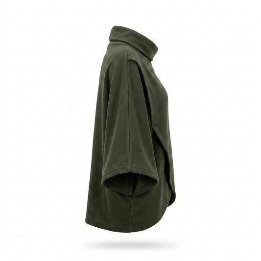 Nobleman Code - Vavol | Hochgeschlossener Asymmetrischer Pullover Damen