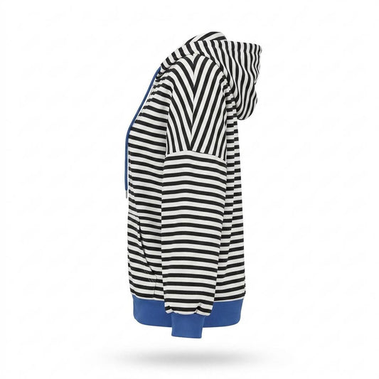 Gentleman Code - Cages | Gestreifter Langärmliger Hoodie Damen