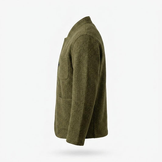 Nobleman Code - Vogum | Strukturiert Geknöpft Strickjacke Herren