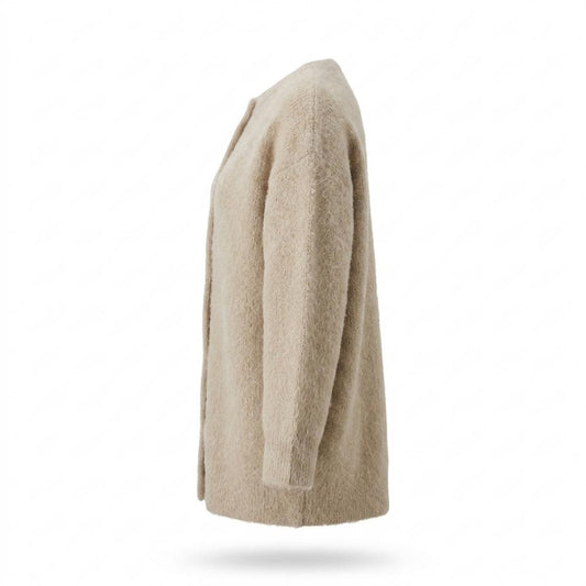 Nobleman Code - Tofek | Kragenlos Strukturiert Cardigan Damen