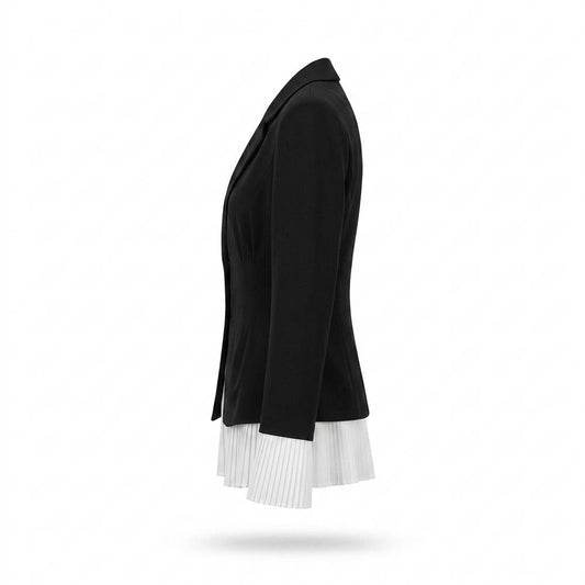 Gentleman Code - Cesut | Tailliertes Plissiertes Kleid Damen