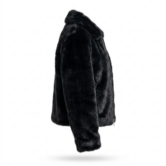 Nobleman Code - Ridod | Gefütterte Plüschige Jacke Damen