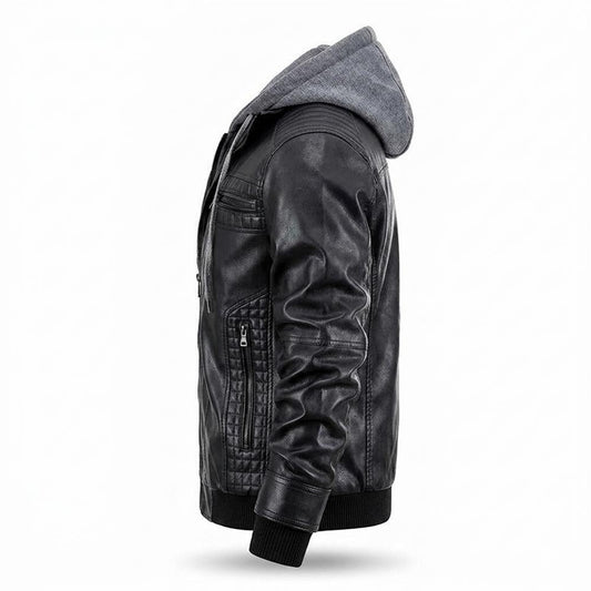 Nobleman Code - Revan | Gefüttert Gesteppt Lederjacke Herren